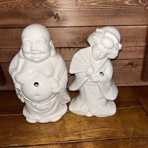 Lot of 2 Vintage Ceramic Incense / Candle Burners – Benihana &‎ Geish